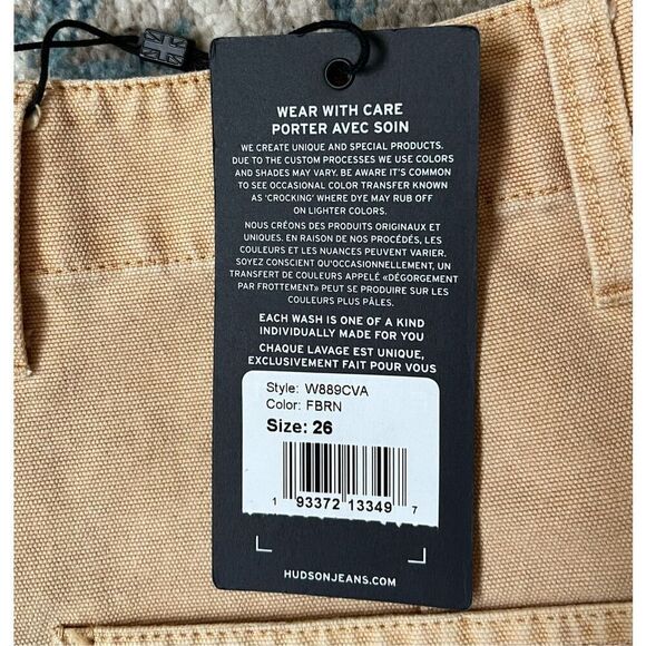 Hudson Jeans Women’s Faded Bronze Cargo Pocket Mini Skirt size 26 NWT - Picture 7 of 10